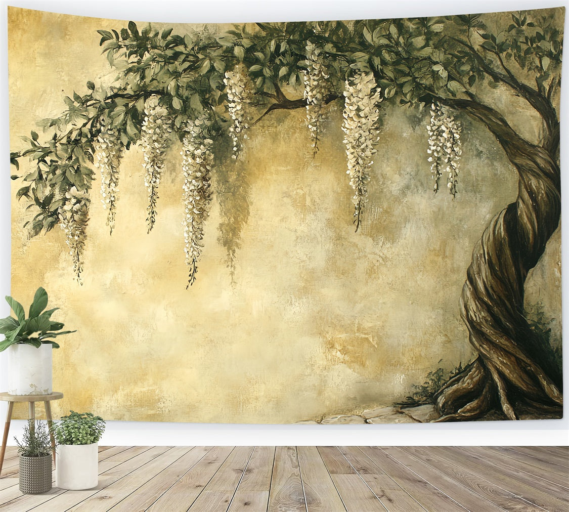 Artistic Backdrops Hanging Blooms Antique Cloth Backdrops UK CSH57-268