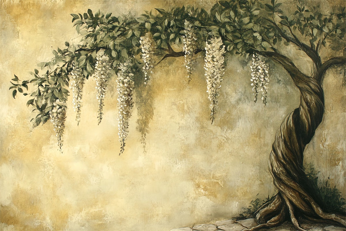 Artistic Backdrops Hanging Blooms Antique Cloth Backdrops UK CSH57-268