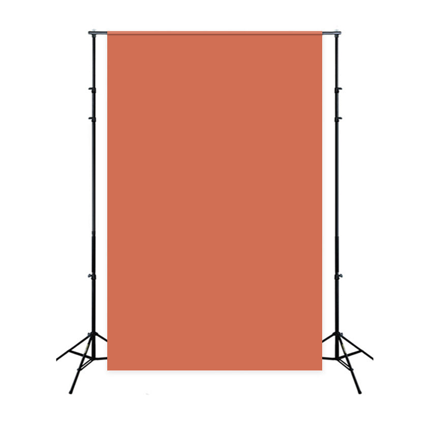 Orange Backdrop Photoshoot Warm Terracotta Dream Backdrop UK CSH57-312