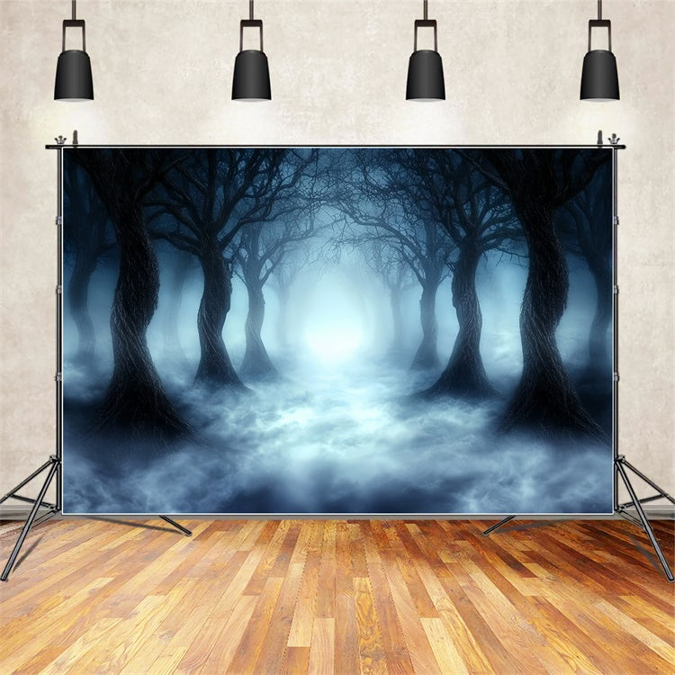Spooky Forest Backdrop Wraith Walk Halloween Backdrop UK CSH57-67