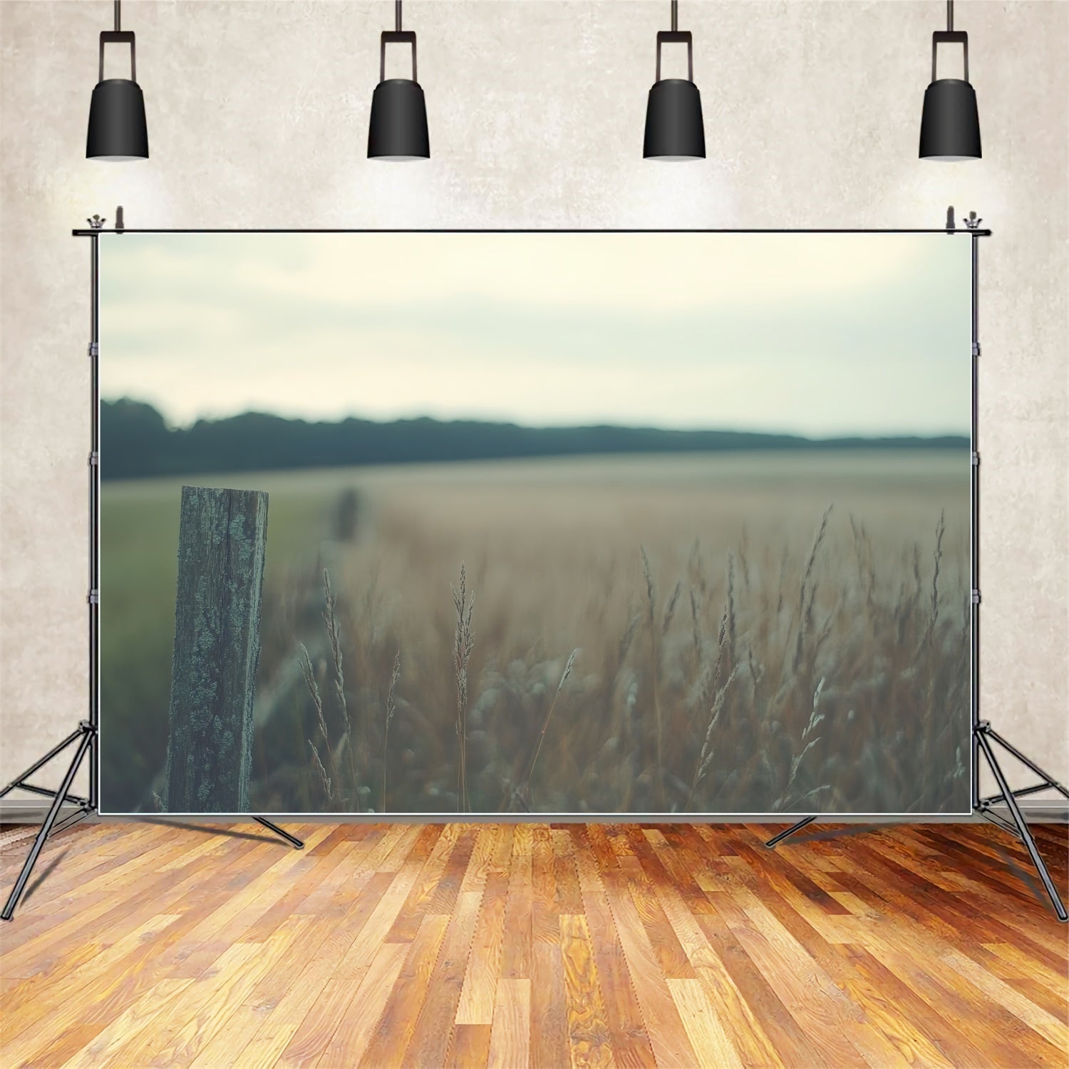 Backdrop For Headshot Rustic Meadow Silence Backdrop UK CSH57-7