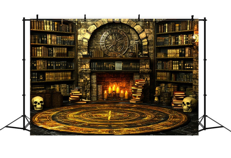 Scary Halloween Backdrops Firelight Magic Chamber Backdrop UK CSH57-72