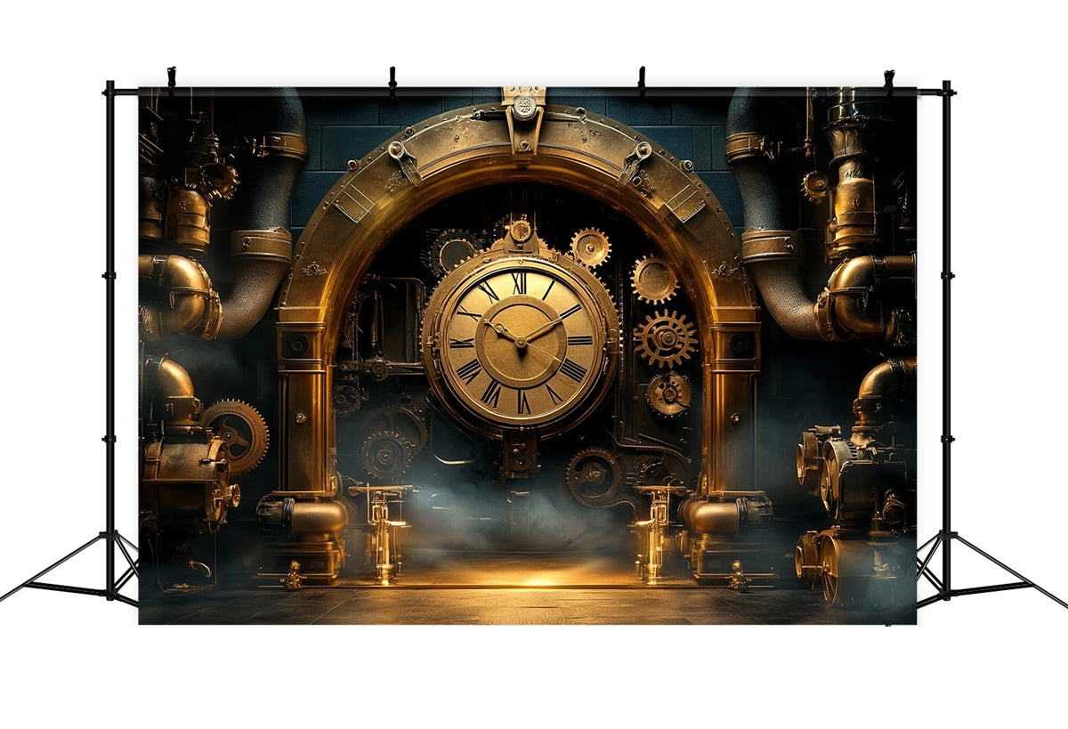 Victorian Backdrop Gothic Engine Room Vintage Backdrops UK CSH57-98