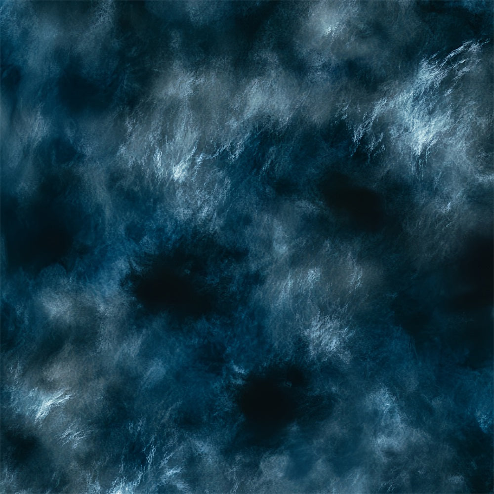 Dark Backdrop Blue Storm Texture Flow Abstract Photography Backdrop UK CSH58-154