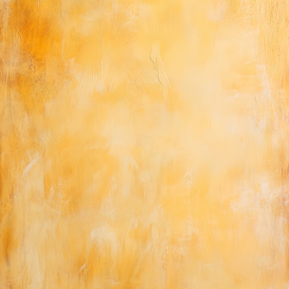 Yellow Backdrop Warm Amber Painted Texture Abstract Photo Backdrop UK CSH58-163