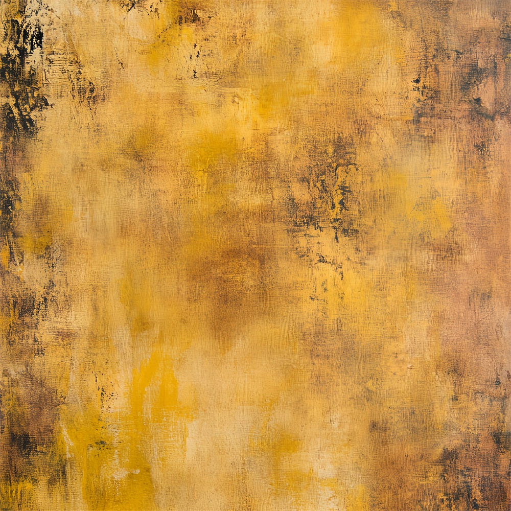 Yellow Backdrop Rustic Golden Grunge Pattern Abstract Photography Backdrops UK CSH58-165