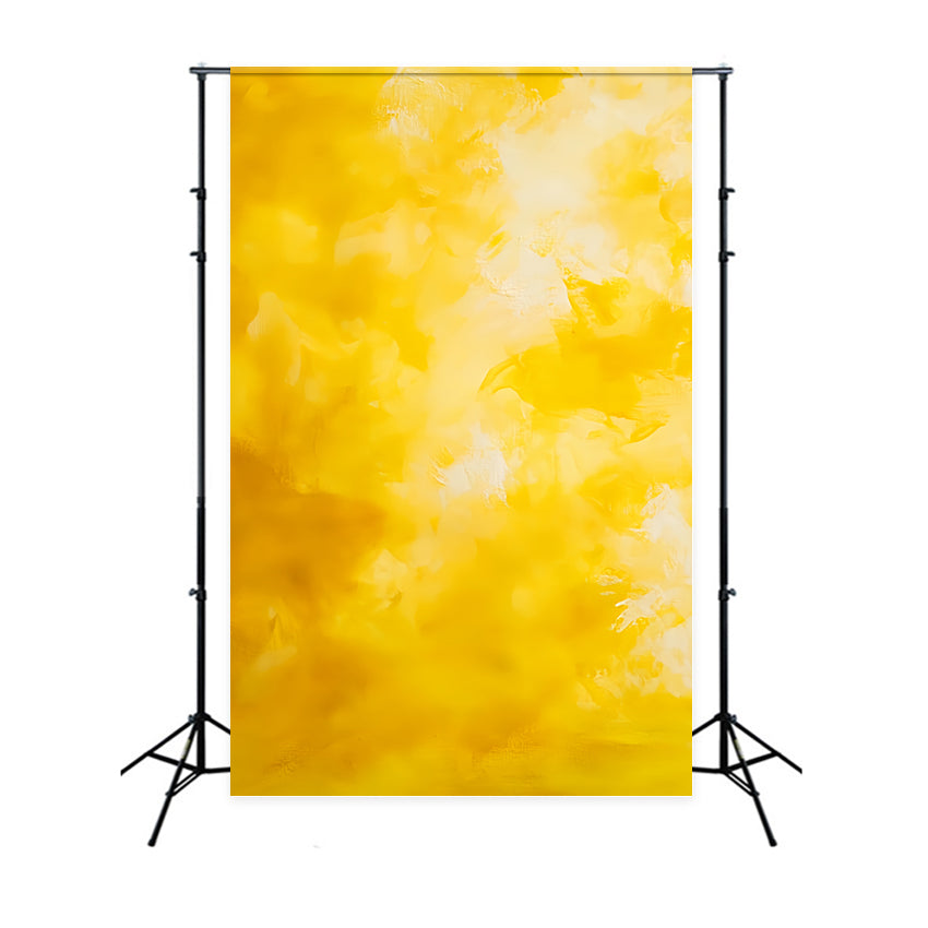Yellow Backdrop Bright Golden Cloud Texture Abstract Backdrop for Photography UK CSH58-166