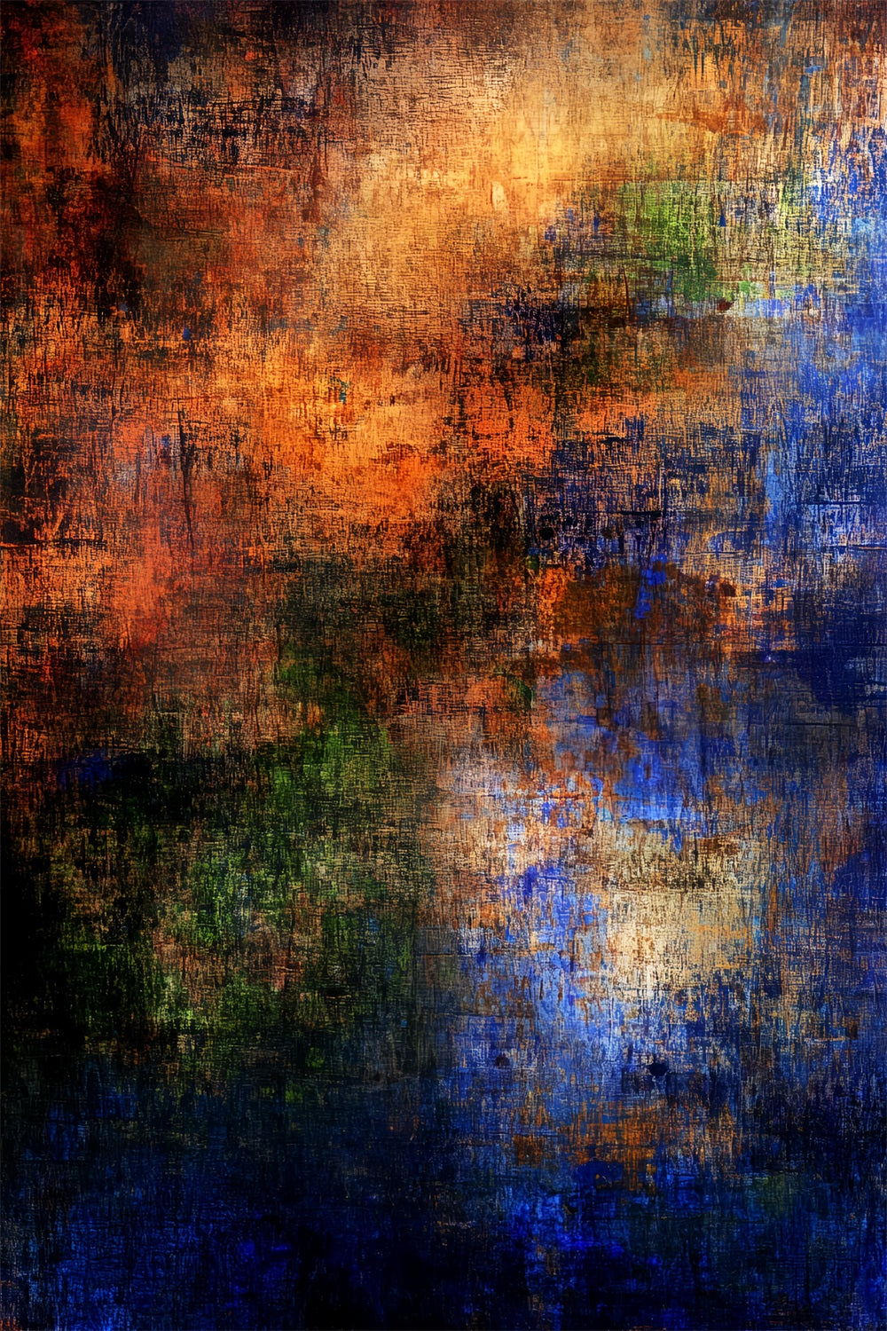 Grunge Backdrop Rustic Ember Indigo Layers Abstract Photo Backdrop UK CSH58-178
