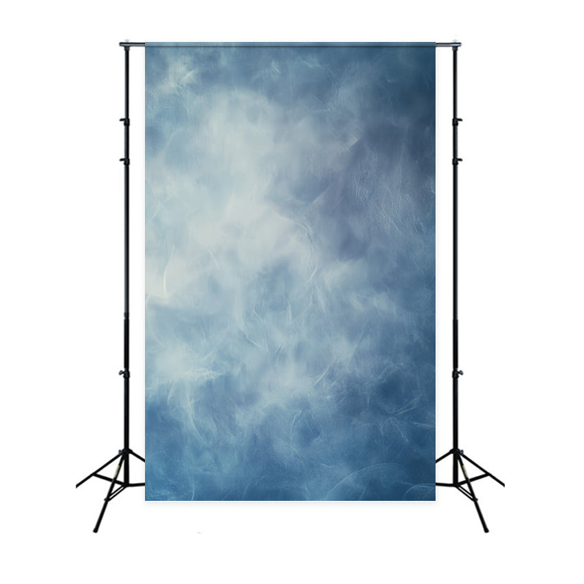 Yearbook Backdrop Soft Cloudy Blue Layers Abstract Backdrops UK CSH58-183