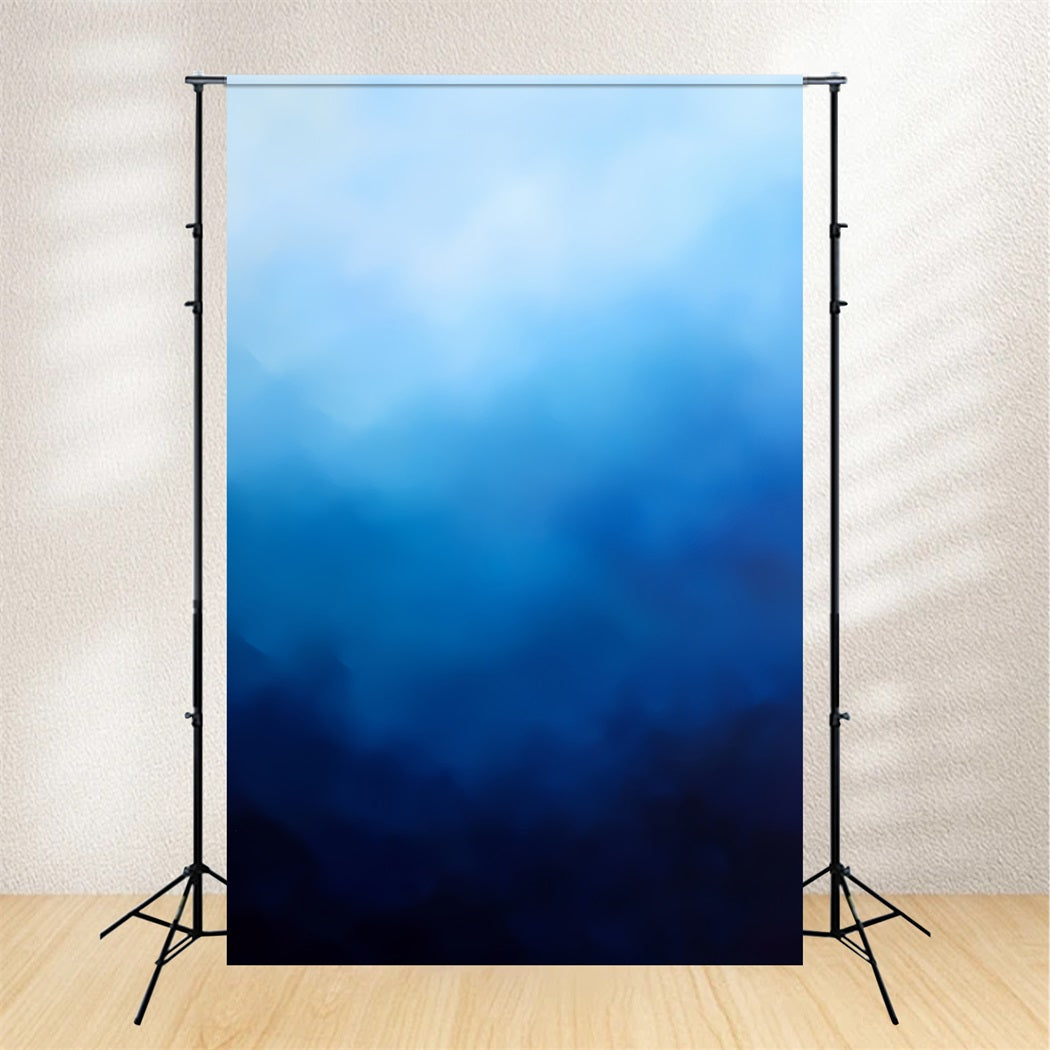Yearbook Backdrop Gradient Sky Blue Flow Abstract Backdrops UK CSH58-185