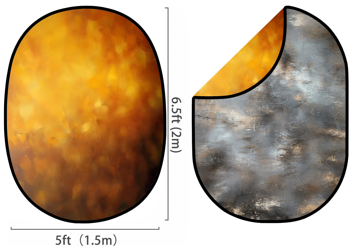 Self Tape Backdrop Amber Fade Weathered Stone Backdrop UK CSH58-4