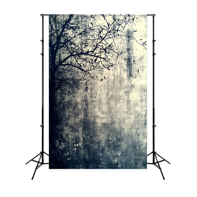 Halloween Backdrop Abstract Haunted Tree Texture Backdrop UK CSH6-114