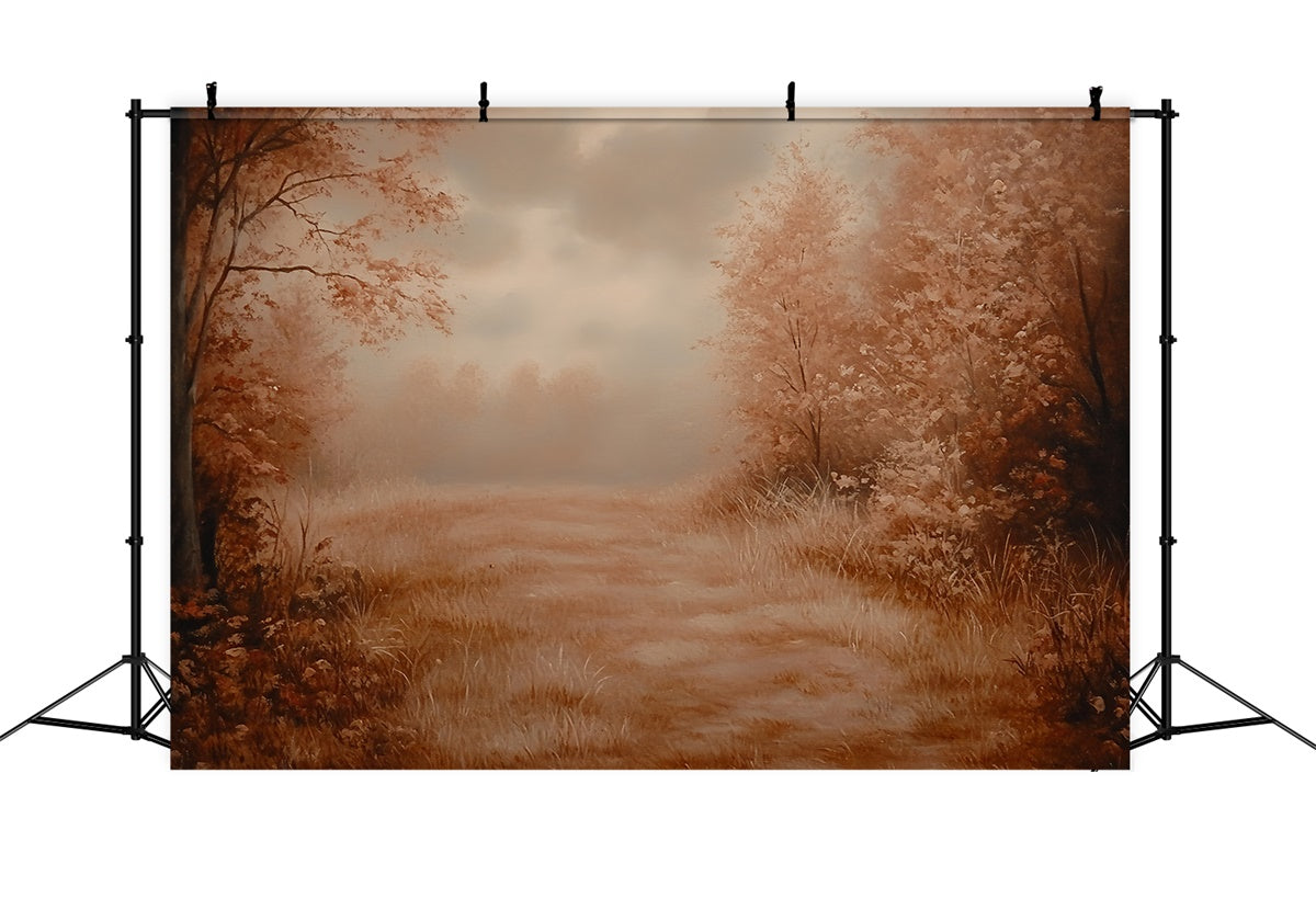 Forest Backdrop Photography Sepia Forest Dream Fall Backdrop UK CSH6-204