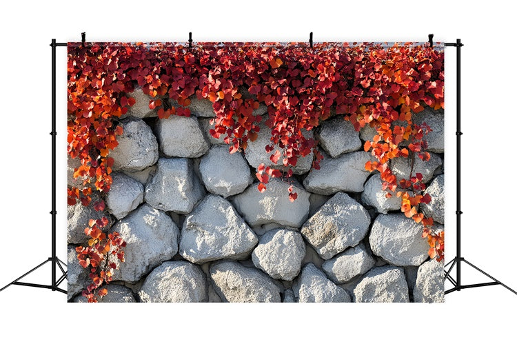 Autumn Photo Backdrop Simple Charm Fall Wall Backdrop UK CSH6-218