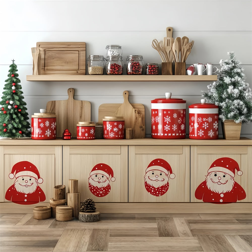 Christmas Photography Backdrops Merry Baking Corner Backdrop UK CSH6-282