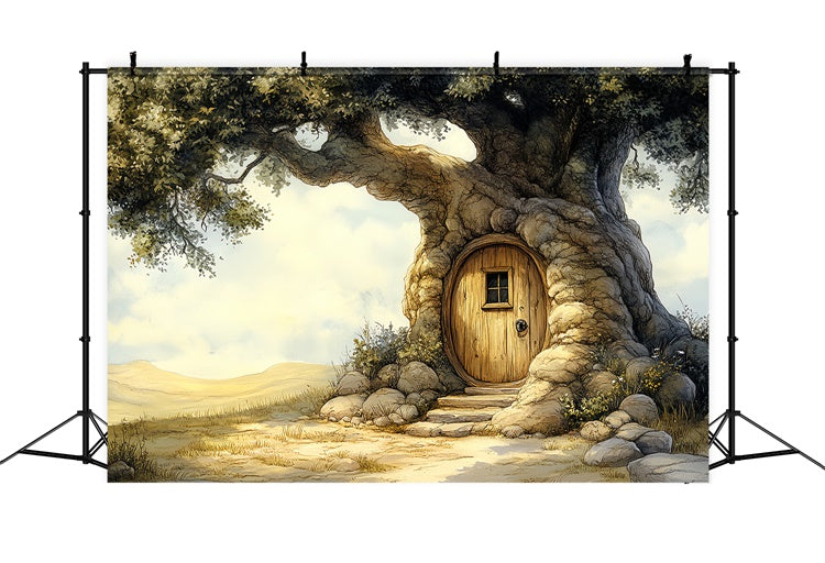 Cake Smash Backdrop Enchanted Treehouse Door Backdrop UK CSH6-296