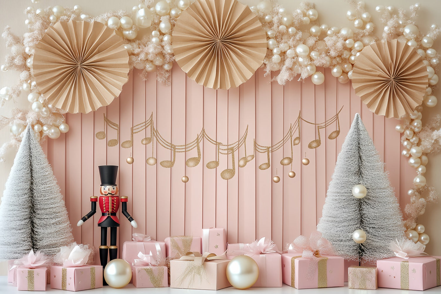 Cake Smash Backdrop Girl Blush Gift Melody Backdrop UK CSH6-320