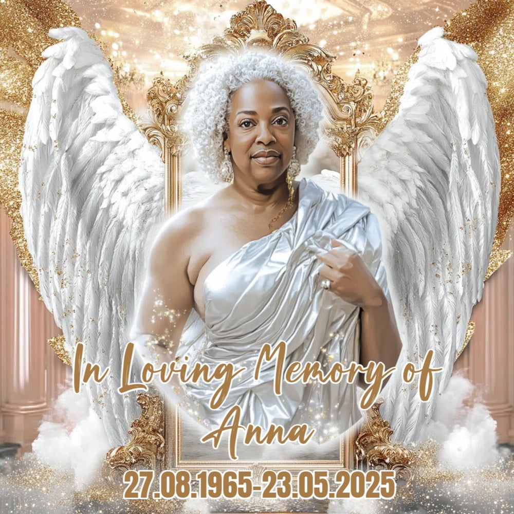 Memorial Backdrops Heaven Elegance Tribute Personalized Backdrop UK CSH6-353