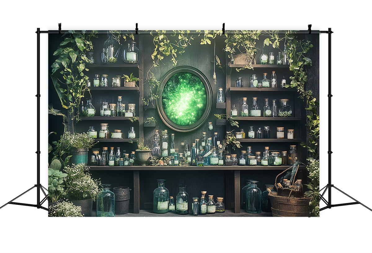Halloween Backdrops Enchanted Potion Workshop Backdrop UK CSH6-91