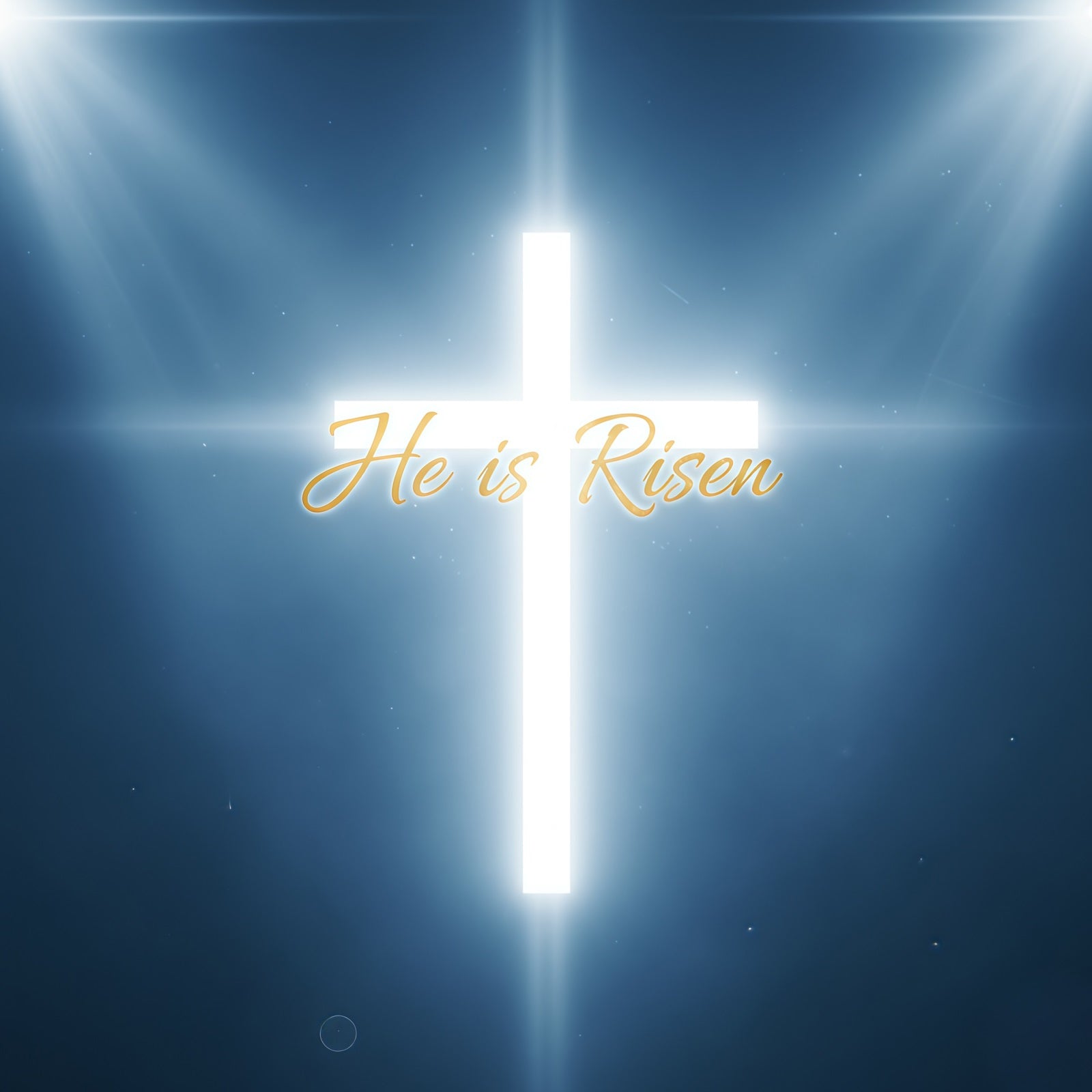Easter Church Backdrop Radiant Cross Heavenly Light Easter Backdrops UK CSH61-12