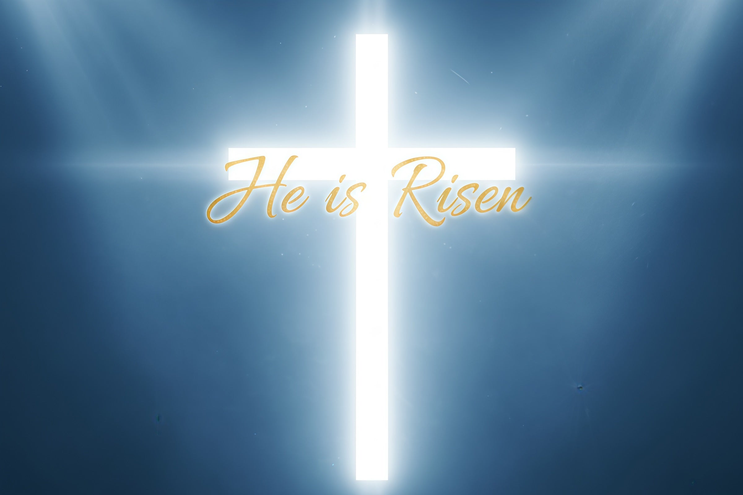 Easter Church Backdrop Radiant Cross Heavenly Light Easter Backdrops UK CSH61-12
