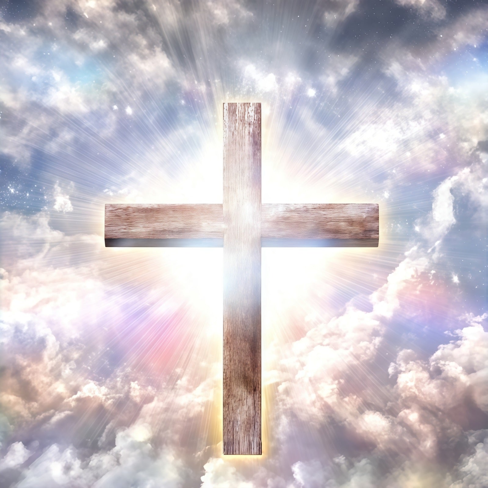 Cross Backdrops Radiant Heaven Cross Glory Easter Backdrop Ideas UK CSH61-37