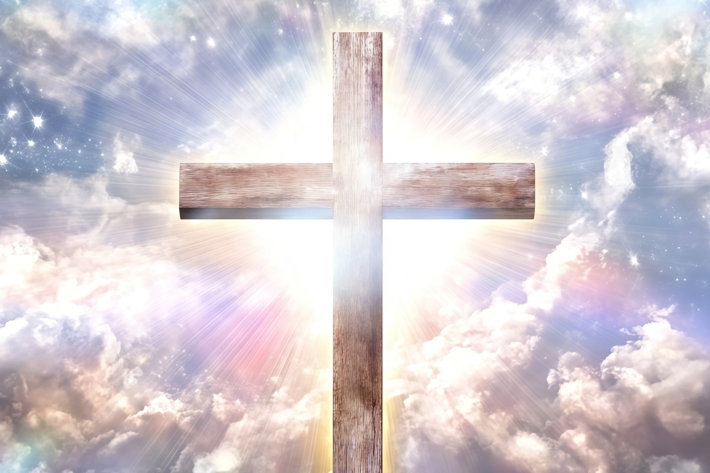 Cross Backdrops Radiant Heaven Cross Glory Easter Backdrop Ideas UK CSH61-37