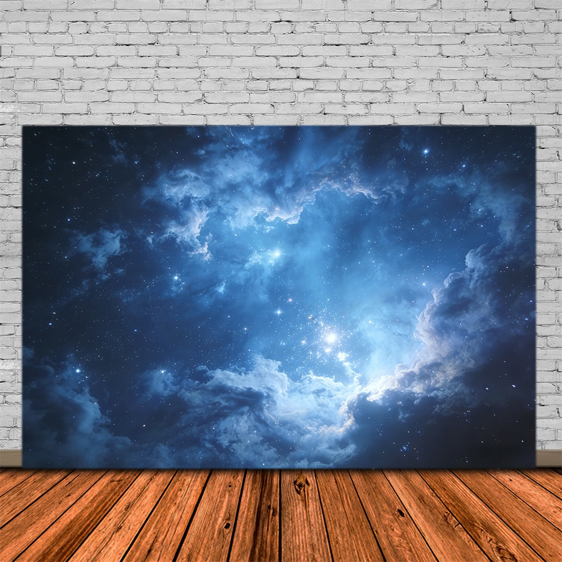 Sky Backdrop For Photography Blue Cosmic Star Space Cloud Backdrops UK CSH62-125