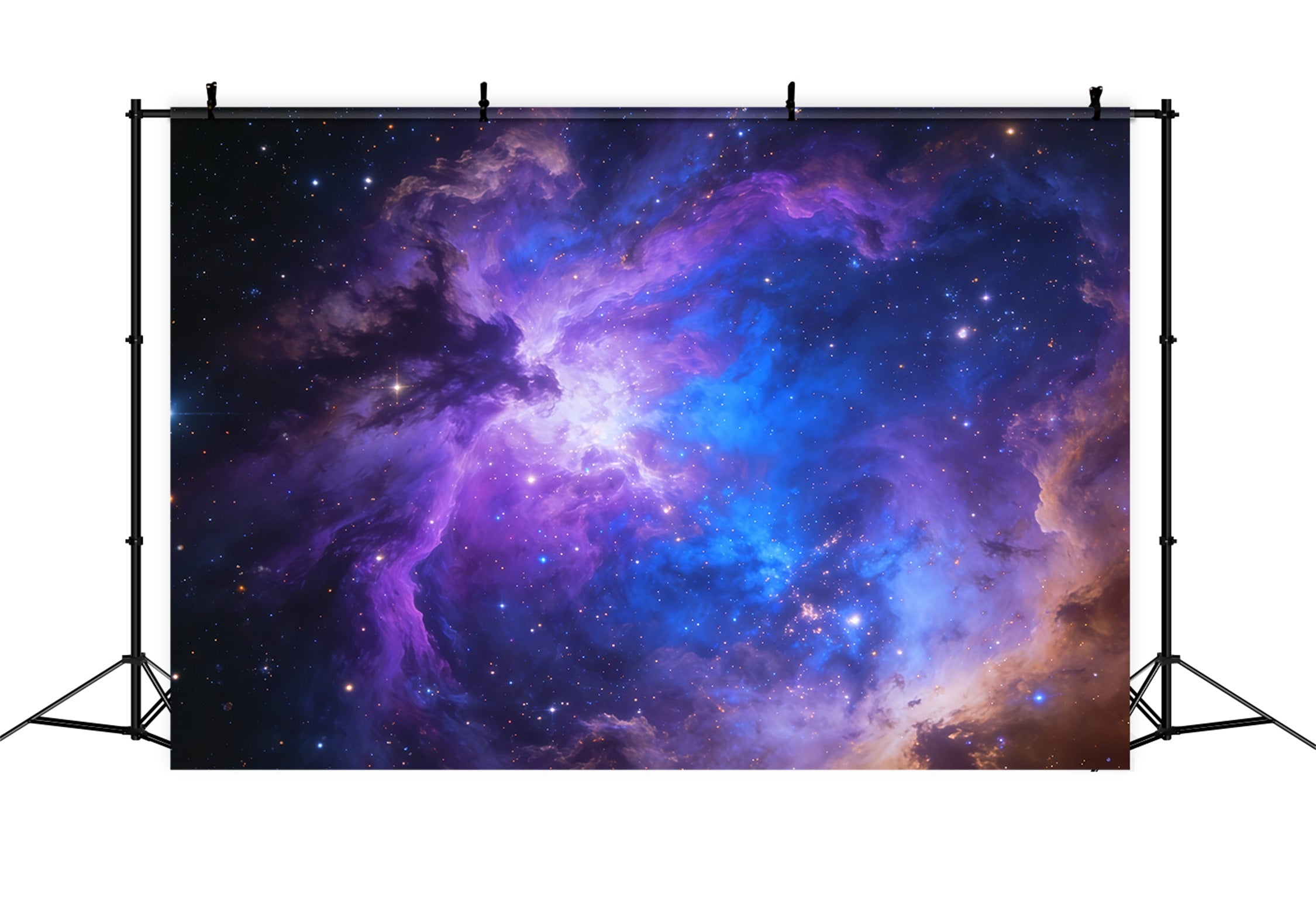 Sky Backdrops Purple Blue Cosmic Nebula Clouds Photography Backdrop UK CSH62-128