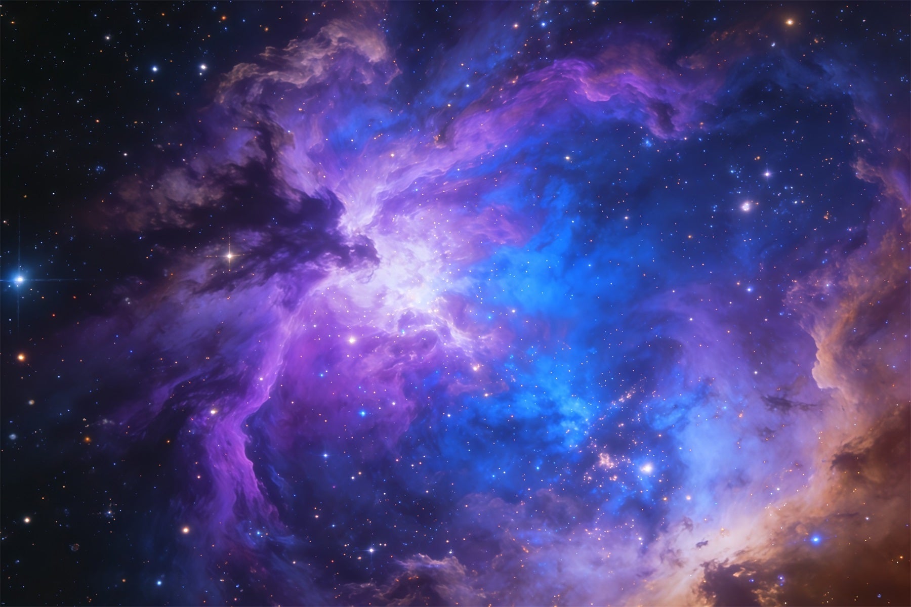 Sky Backdrops Purple Blue Cosmic Nebula Clouds Photography Backdrop UK CSH62-128