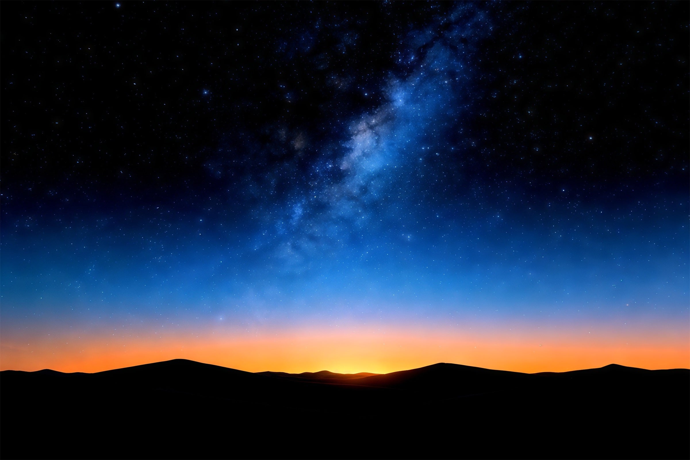 Sky Photo Backdrop Milky Way Horizon Gradient Clouds Backdrop UK CSH62-131