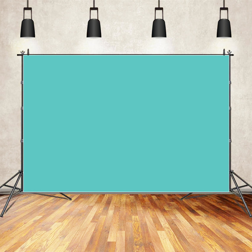 Green Photo Backdrop Bright Turquoise Aqua Vibrant Solid Color Backdrop UK CSH62-21