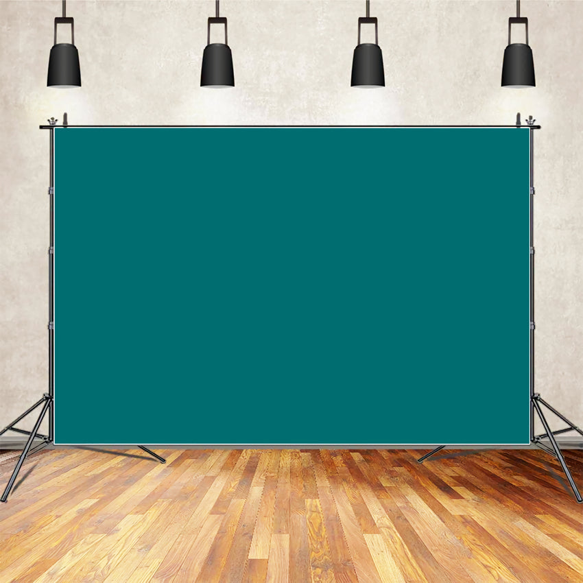 Dark Green Photo Backdrop Dark Teal Blue Solid Color Photography Backdrops UK CSH62-29