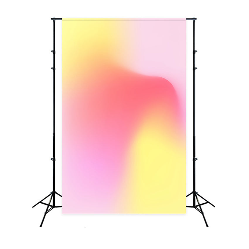 Gradient Backdrop Photography Peach Rose Pink Yellow Wash Headshot Backdrop Ideas UK CSH62-48