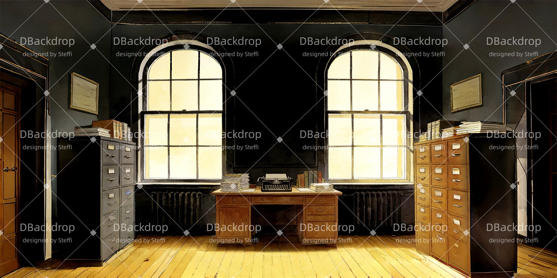 Movie Theater Backdrop Magazine Office Professional Stage Backdrops UK CSH63-T13