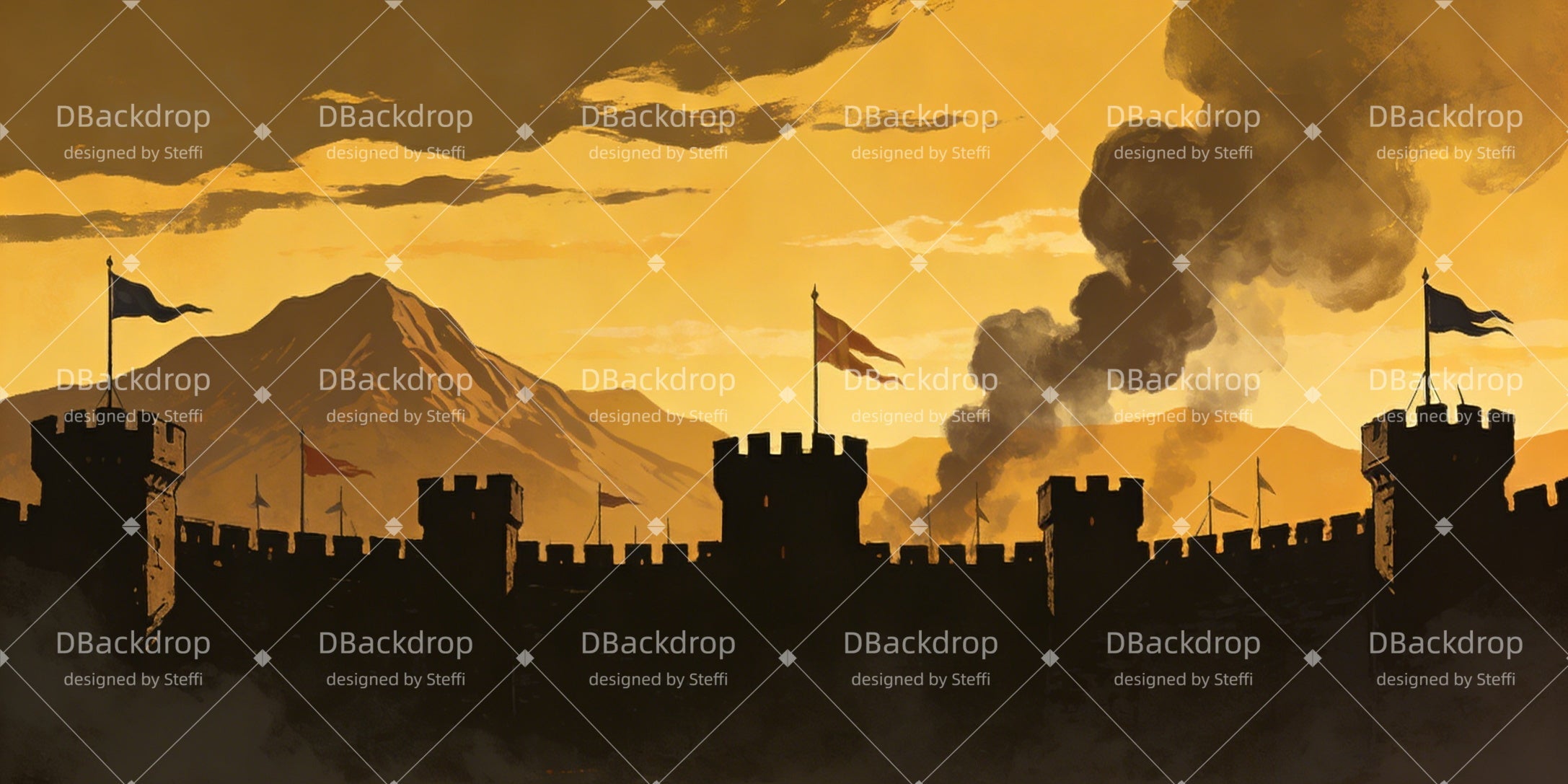 Professional Stage Backdrops War Epic Cheap Theater Backdrops UK CSH63-T30