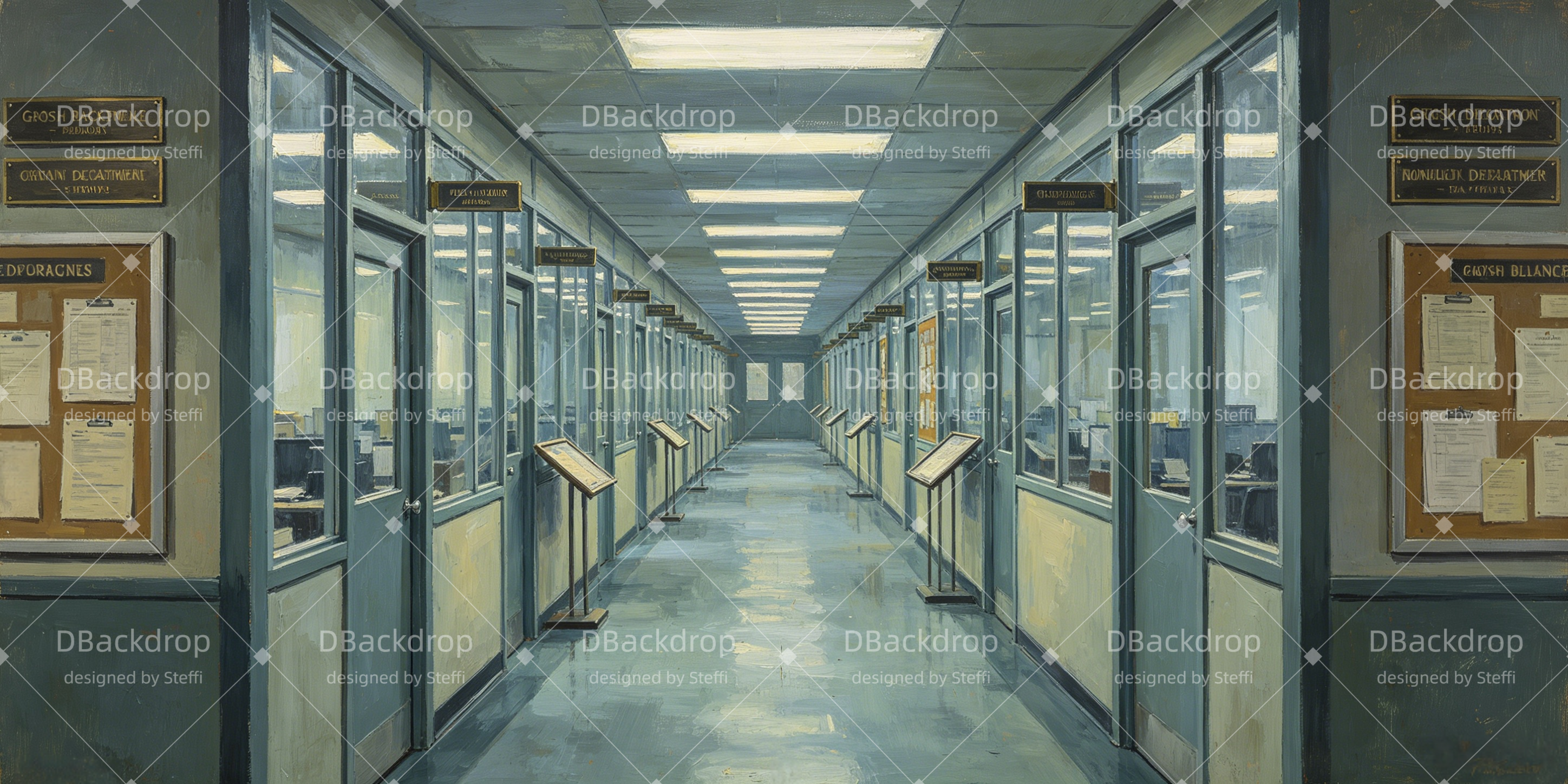 Performance Backdrop Corporate Office Corridor Stage Backdrops UK CSH66-T15