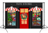 Christmas Toy Store Decoration Backdrop UK D929