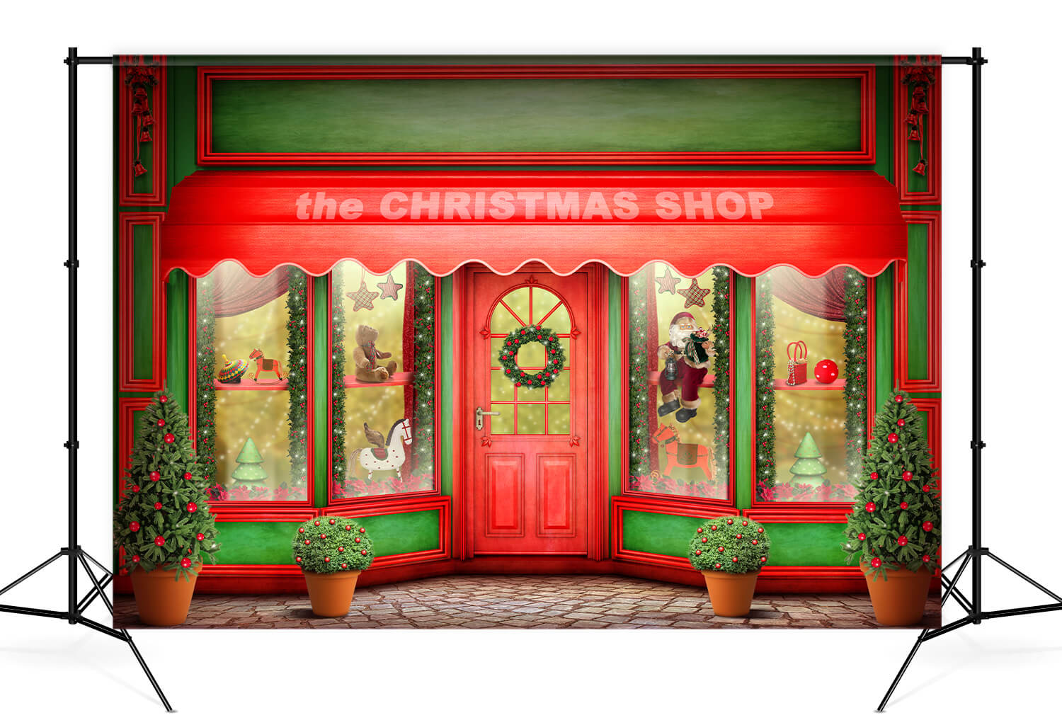 Christmas Shop Photography Backdrop UK DBD-19391