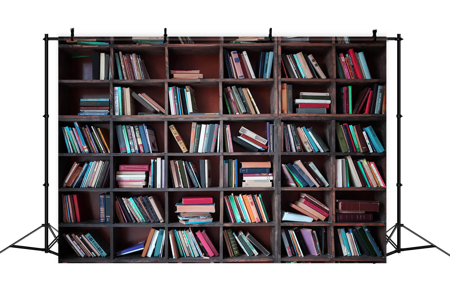 Bookshelf Books Back to School Backdrop UK DBD7-1