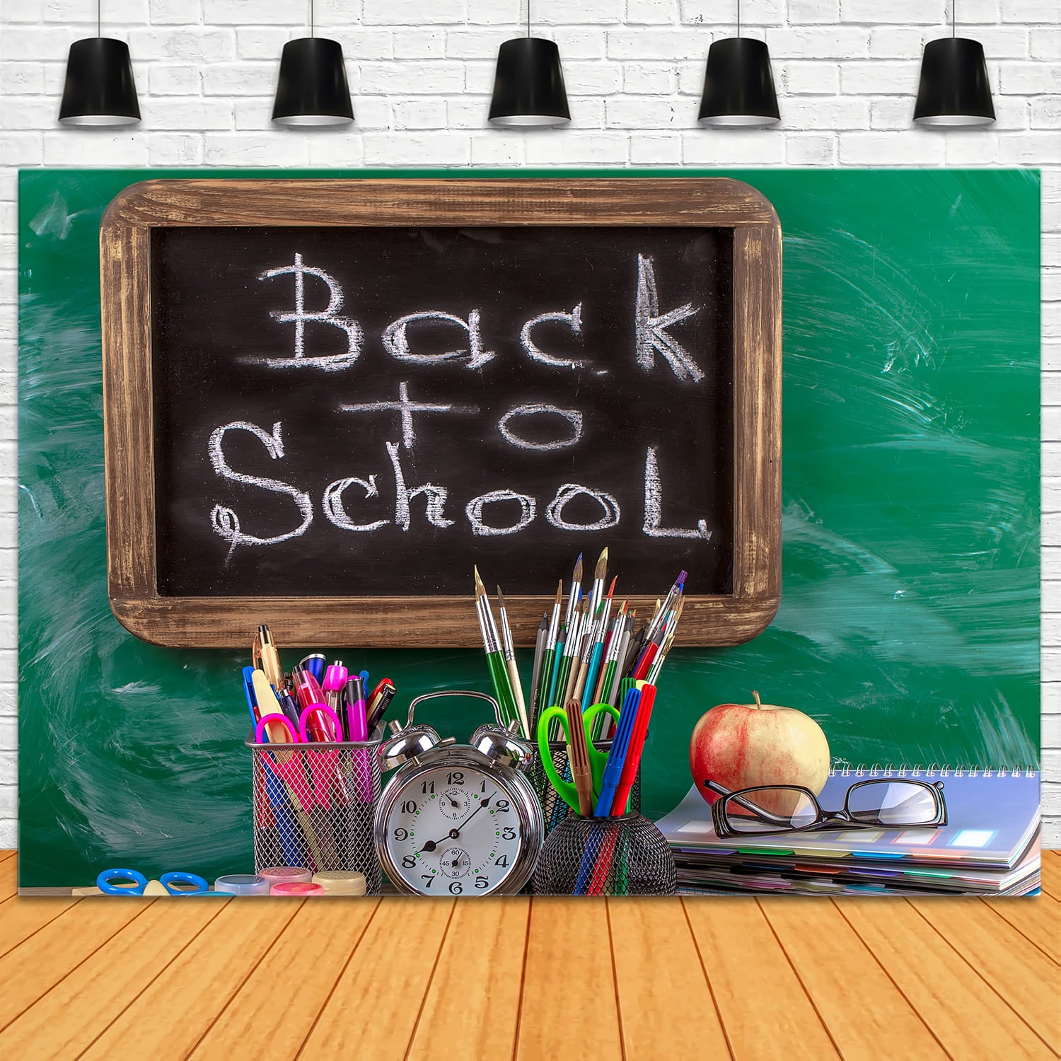 Back to School Chalkboard Photography Backdrop UK DBD7-15