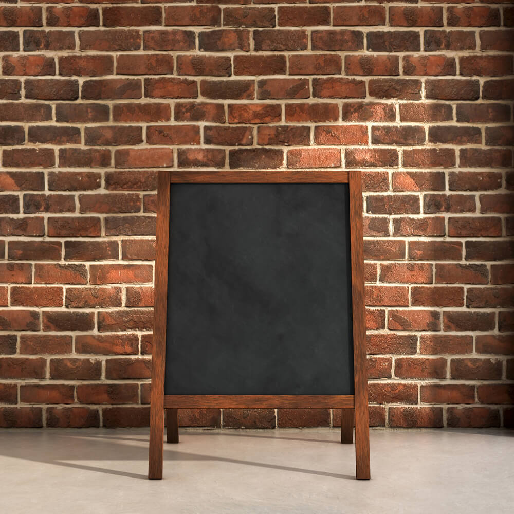 Brick Wall Blackboard Back to School Backdrop UK DBD7-19