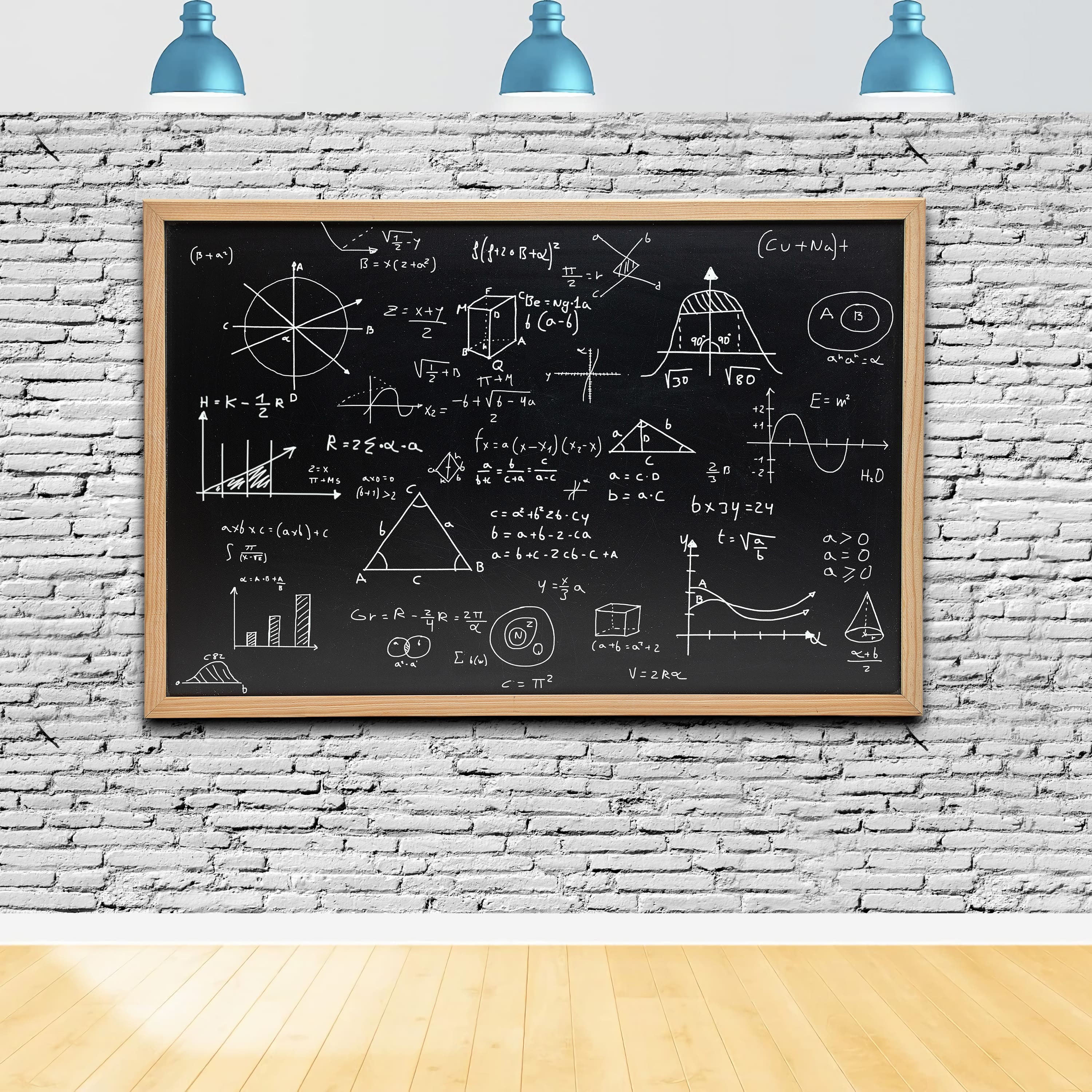 Equations Blackboard Back to School Backdrop UK DBD7-33