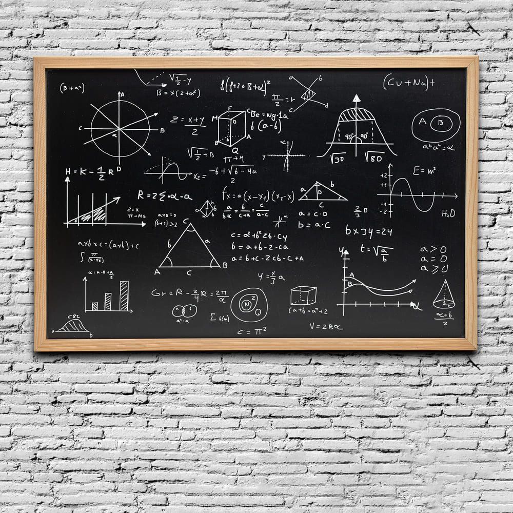 Equations Blackboard Back to School Backdrop UK DBD7-33