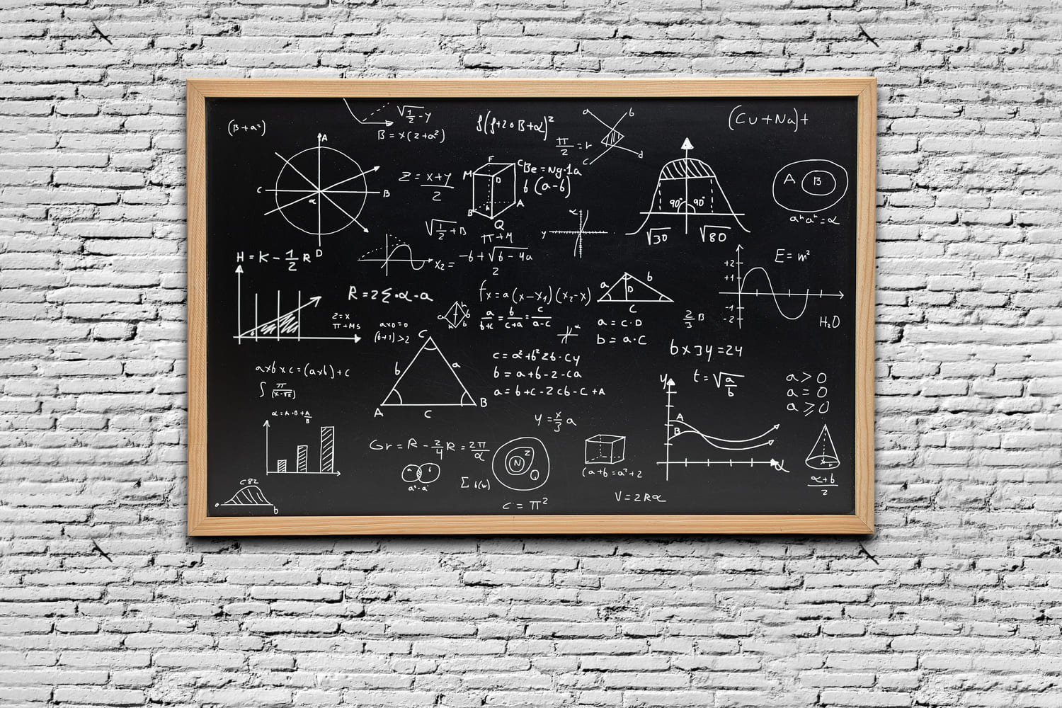 Equations Blackboard Back to School Backdrop UK DBD7-33