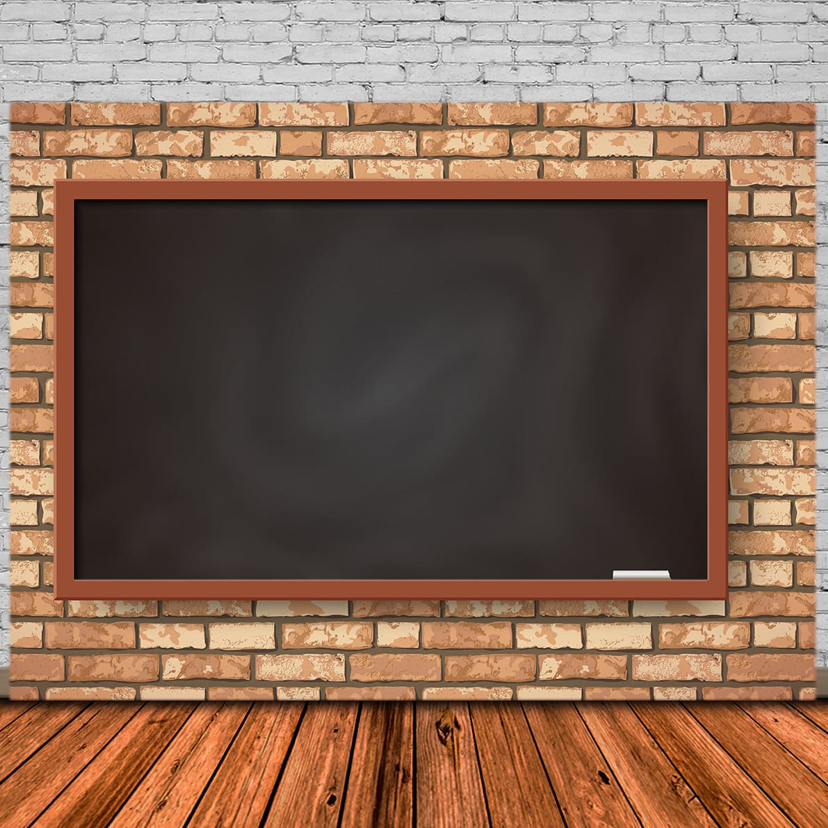 Blackboard Brick Wall Back to School Backdrop UK DBD7-36