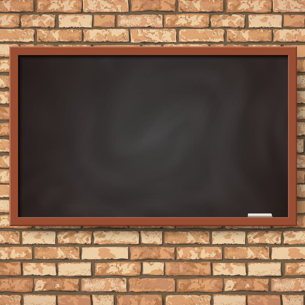 Blackboard Brick Wall Back to School Backdrop UK DBD7-36