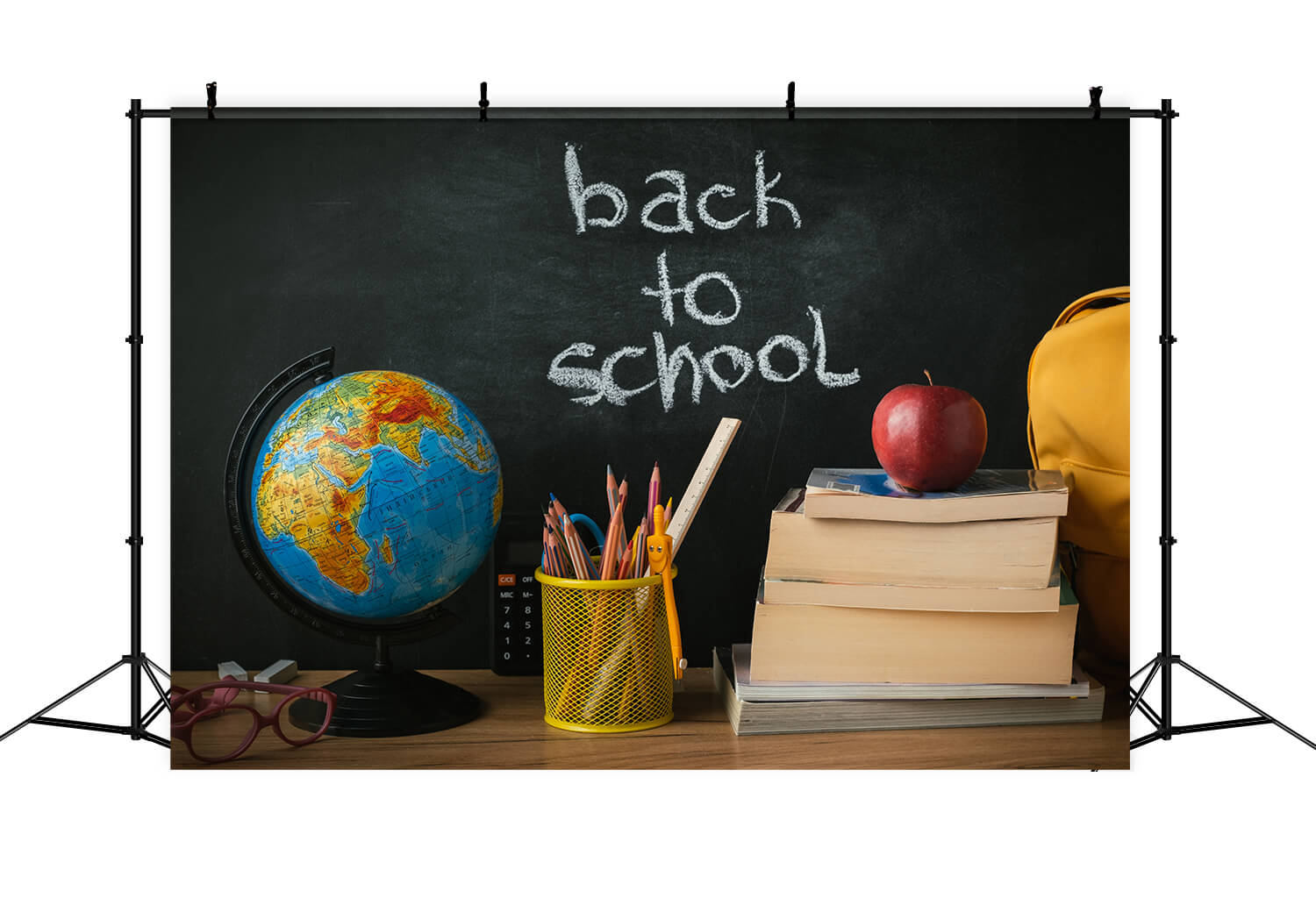 Globe Books Blackboard Back to School Backdrop UK DBD7-57