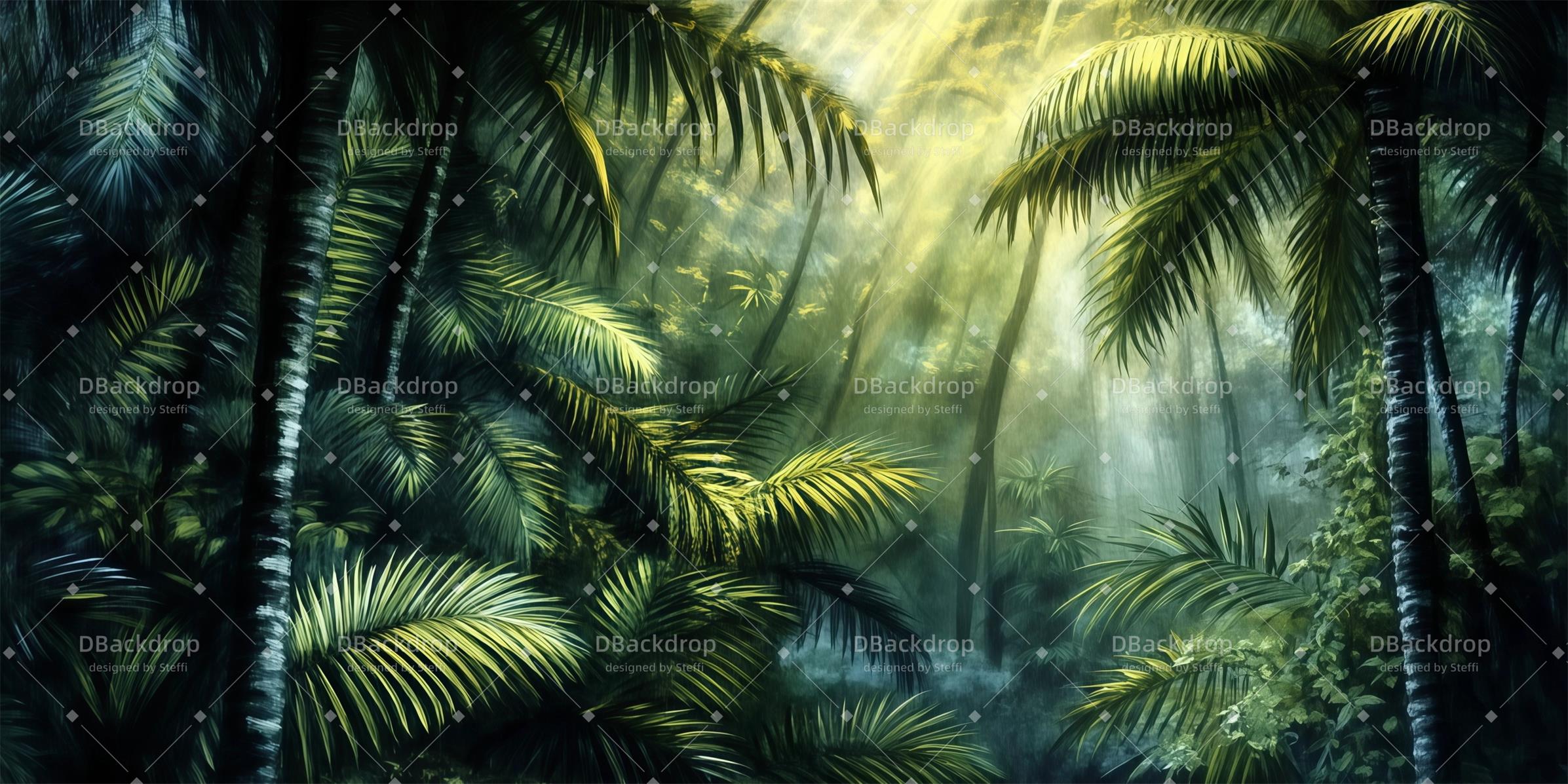 Stage Backdrops Deep in the Rainforest Theater Backdrop UK CSH59-T57