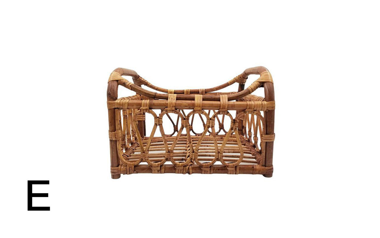 DBackdrop Bamboo Basket Newborn Photo Prop SYPJ9